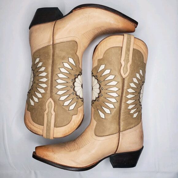 Tecovas By Kristopher Brock The Sadie Leather Boots Womens 9.5 Western SAMPLE - Picture 16 of 16